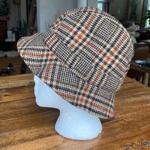 J.S.. WILSON MADE IN ENGLAND VINTAGE PLAID WOOL HAT  7